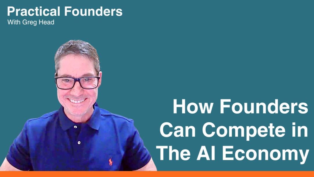 #166: How Practical SaaS Founders Can Compete in the AI Economy – Vincent Serpico
